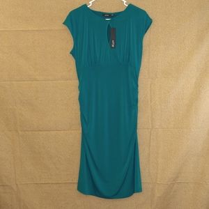 SALE!! APT.9 Green Sleeveless Keyhole Fitted Dress Size: L